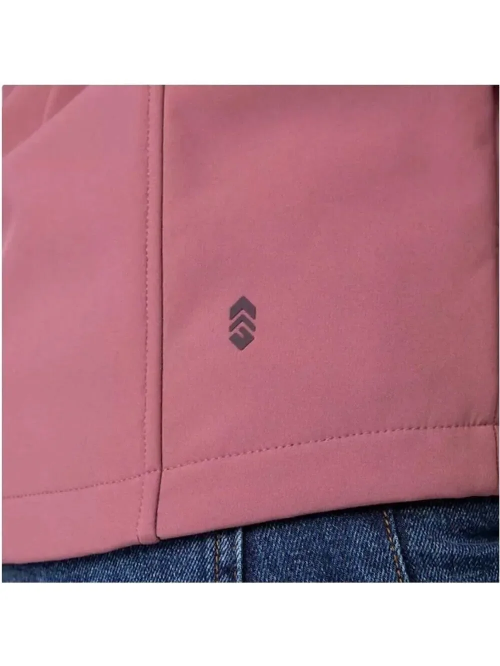FREE COUNTRY WOMEN'S SOFTSHELL JACKET WITH HOOD IN BLOSSOM PINK XL OR XXL